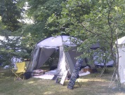 Frame Tent at Larmer Tree